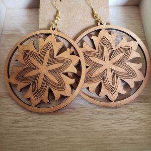 3 for $10 Geometric Shape Wood Earrings